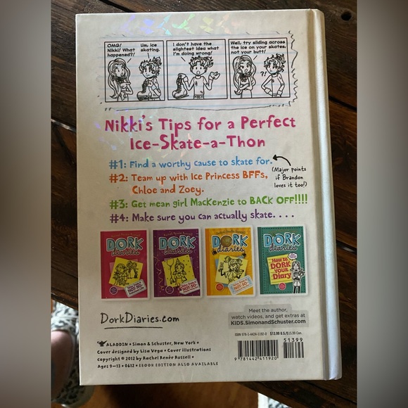 Dork Diaries, Tales from a NOT-SO- Graceful Ice Princess by Rachel Renée Russell - Picture 3 of 3